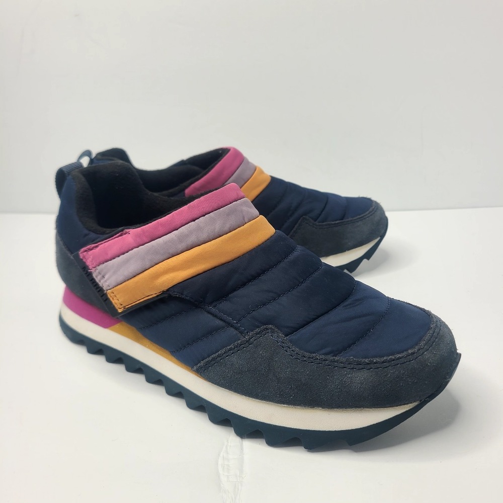 Merrell Womens 8 Slip On Puffer Shoes Colorblock Quilted Retro Gorpcore Camp